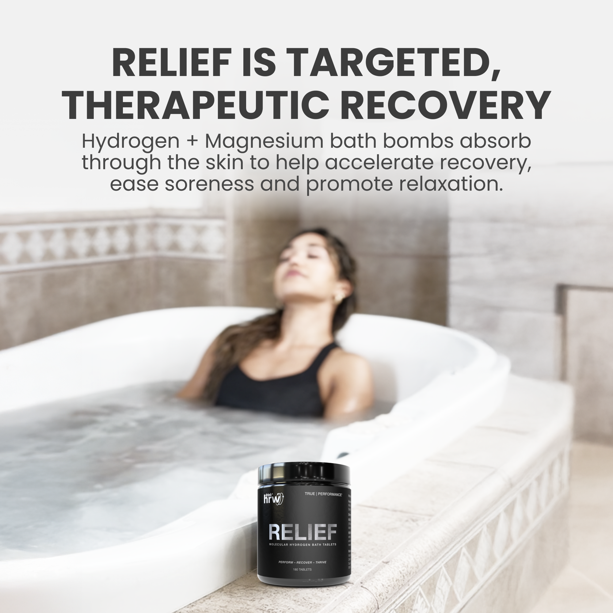 RELIEF | Hydrogen Bath Bomb Tablets