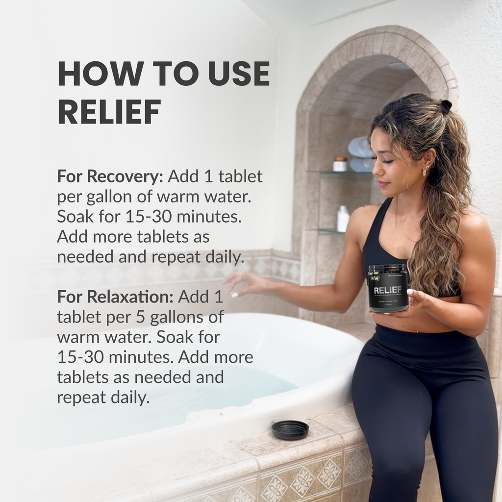 RELIEF | Hydrogen Bath Bomb Tablets